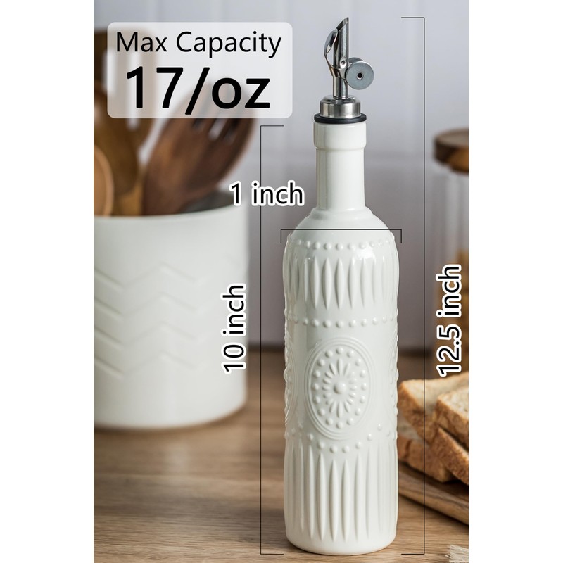 LYEOBOH Oil Dispenser for Kitchen, Olive Oil Dispenser Bottle with
