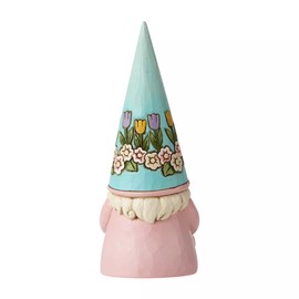 Enesco Jim Shore Heartwood Creek Gnome Holding Easter Egg Figurine, 7.48 Inch, Multicolor