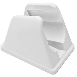 Dura Faucet DF-SA156-WT RV Handheld Shower Wand Bracket Holder - Mounting Screws Included (White)