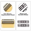 Replacement Shaving Heads Compatible with BaByliss Foil Shaver (Gold/4)