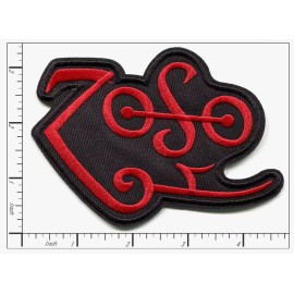 Patchwork Paradise Led Zepplin Band Member Symbol Complete Set Embroidered Iron On Patch