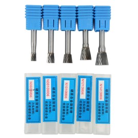 N Type Rotary Burr Set Single Cut 6mm Shank Carbide Grinding Polishing Files for Aviation Vehicles Ship