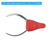 PATIKIL 4.5"x2.6" Embroidery Scissors Sheath, 2 Pack PU Leather Nail