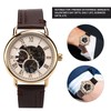 FORSINING Fashionable Wrist Watch Mechanical Semi Automatic Hollow Pattern Men's