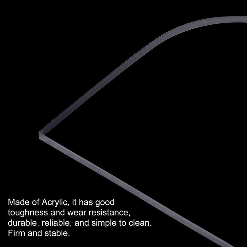 sourcing map 6.2" x 7" Charcuterie Board Template Acrylic Handle