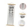 Mobestech Hangable Visual Eye Exam Chart Waterproof Tear-resistant Wall Eye