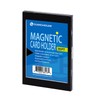 Guardhouse Magnetic-Close Singe Trading Card Display Holder Black Border 35