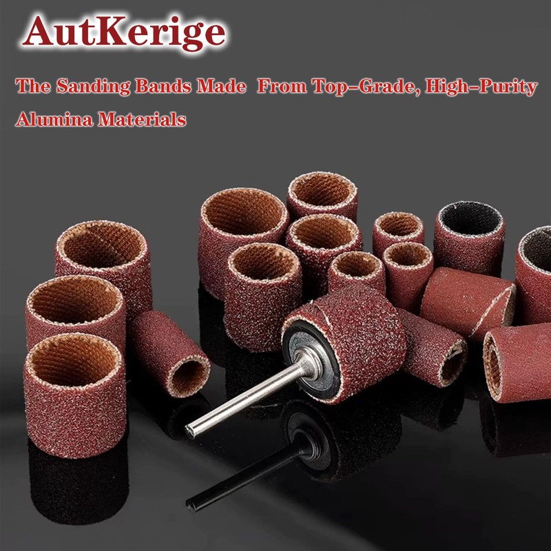 AutKerige 334 PCS 1 Inch Sanding Discs, 60 to 10000
