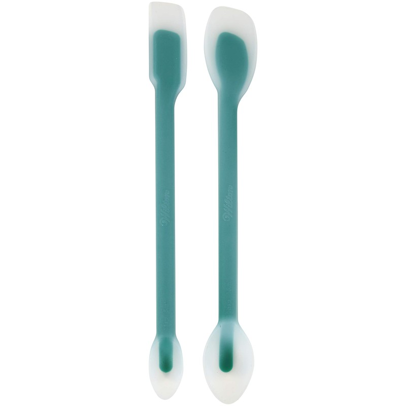 Wilton 2104-0-0014 Wilton Versa-Tools Measure and Scrape Spatula Set, Teal