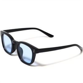 Bliss Leather, Full Model, Small Face Effect, Wellington Date Glasses, Black Rim, Sunglasses, Eye Friendly, UV Protection, Black x Large Gray