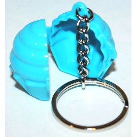 Tupperware 1 New Tupperware Cupcake Keeper Keychain Tiny Treasure Gadget Blue