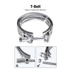 EVIL ENERGY 3.0 Inch V Band Clamp with Flange Male