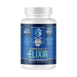 Gorilla Mind - Omega-3 Elixir - Third Party Tested Fish Oil Supplement - 60 Softgels (30 servings) Fitness Healthcare