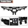 labwork Glossy Black Front Bumper Grille Upper and Lower 2PCS