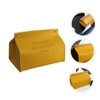 WOONEKY 1pc Delicate Vehicle-Mounted Tissue Box Multi-Purpose Towel Storage Case