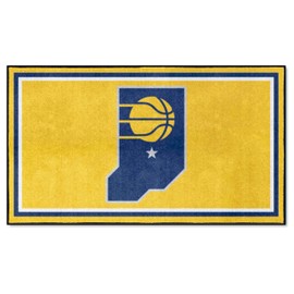 FANMATS 36963 Indiana Pacers 3ft. x 5ft. Plush Area Rug