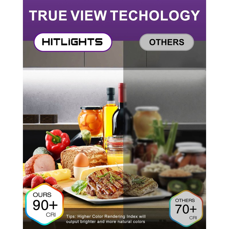 Outdoor LED Strip Lights Waterproof White, 16.4ft High Density Dimmable