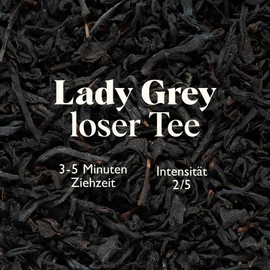 Twinings Lady Grey Black Tea Loose in the Tea Pack - Black Tea as a Mix of Chinese Teas with Orange & Lemon Peel, Finished with Bergamot Aroma (200 g)