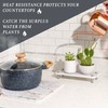 Stone Dish Drying Mat, 2 Piece Set, Water-Absorbent. Stone Drying