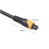LABRIMP Port Optical Fiber Audio Cable Spdif Fiber Cable High