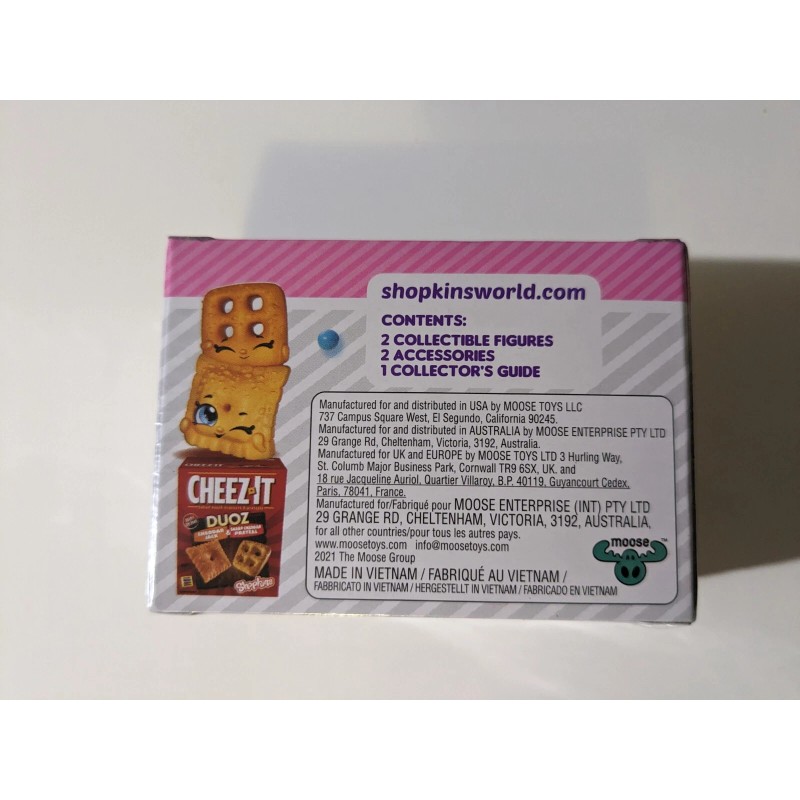 Shopkins Real Littles Snack Time Blind Box Sealed 2 Figures