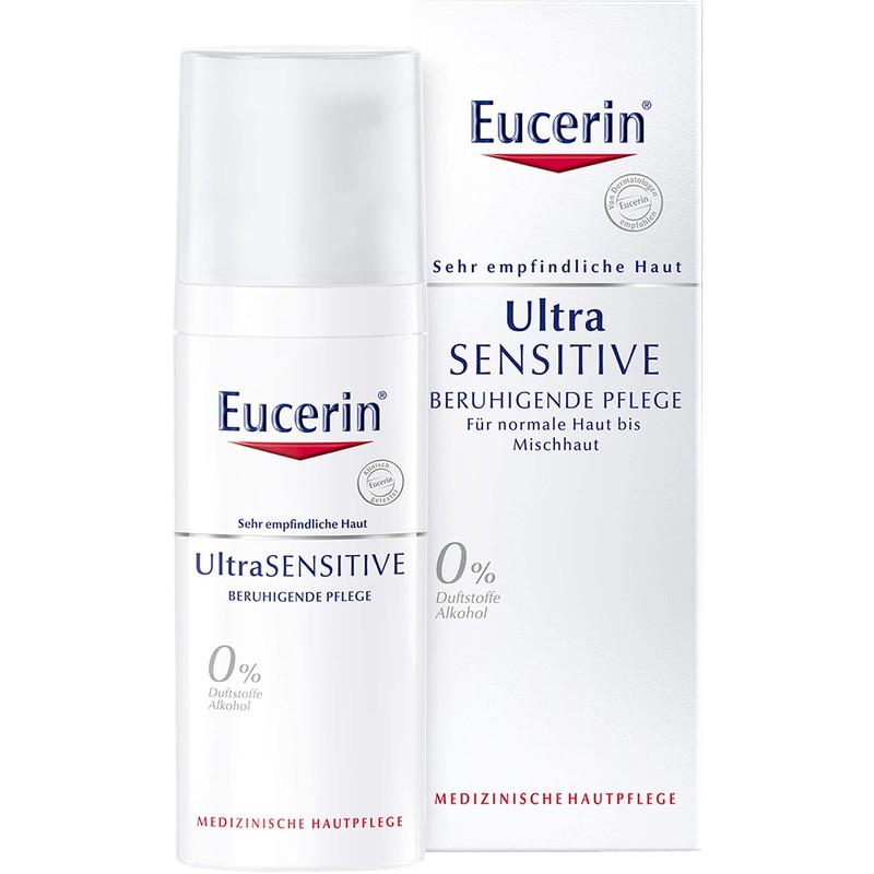 Eucerin UltraSENSITIVE Soothing Cream For Dry Skin 1.7 oz