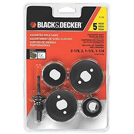Black + Decker 5-piece Hole Saw Assortment (71-120-ca) (packaging May Vary)