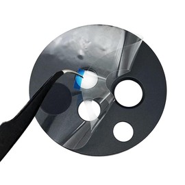 VicRole Black Controller Faceplate Cover for Meta Oculus Quest 2 VR Headset – Durable Replacement Disk Roundle Case with 2 Pairs Thumb Caps