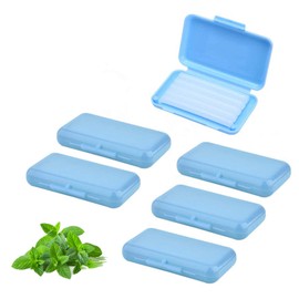 6 Pcs Dental Wax, Brace Wax, Orthodontic Wax, Braces Wax Oral Hygiene Care for Brace Wearers Gum Protection Relief Wax for Braces Wearer Aligners Patients (Mint Scent)