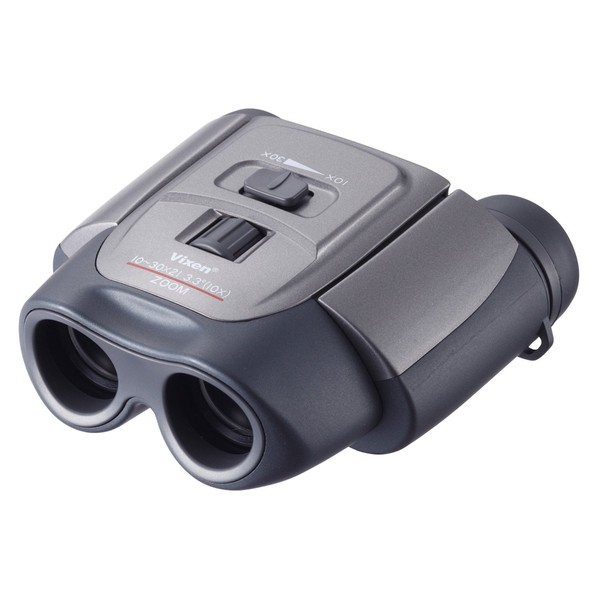 Vixen 10 - 30 x 21 Compact Zoom, Weather Resistant Porro Prism Binocular with 3.3° Angle of View at 10x.