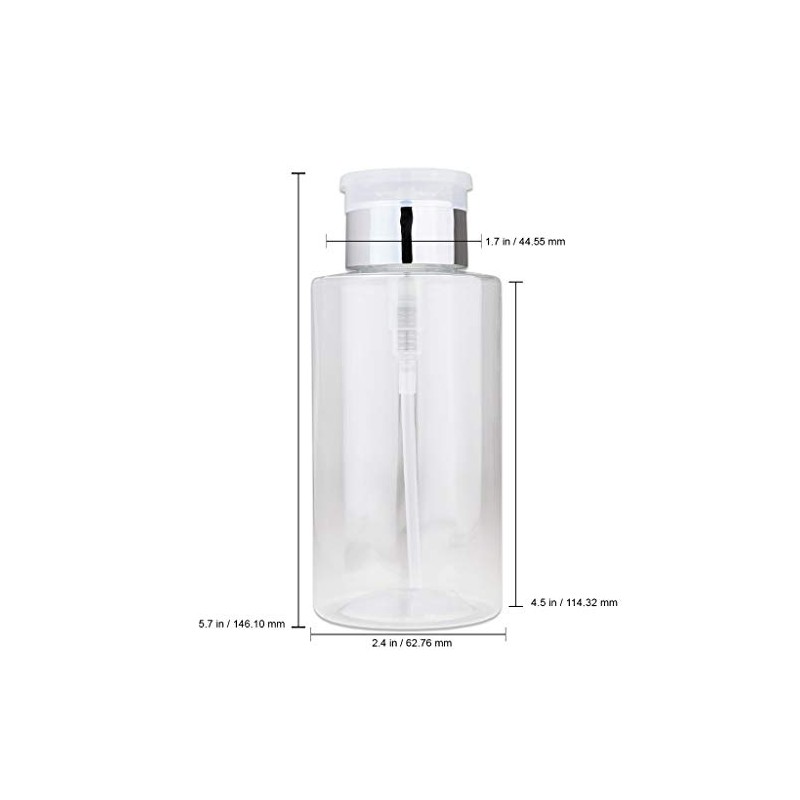 PANA 10oz Push Down Pump Dispenser Flip Top Cap Refillable