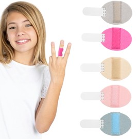 Pack of 5 Finger Splint Finger Splint Adjustable Finger Splint Finger Splints Finger Stabiliser Finger Support Finger Straightener Finger Splint Stabiliser for Broken Finger Arthritis (Small)