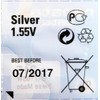 Renata Silver Oxide Watch Battery For 364 Button Cell, 5