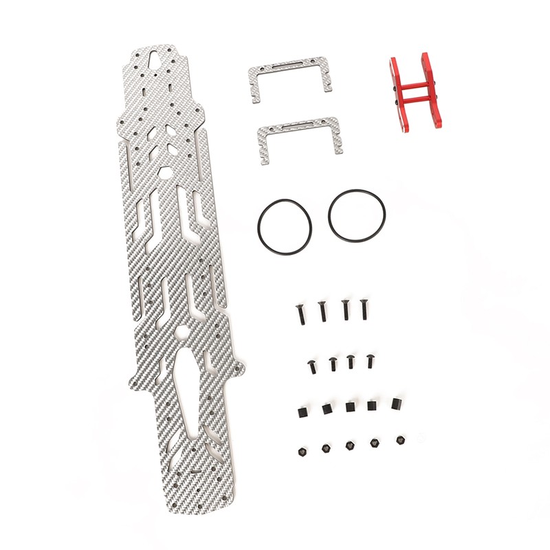 RC Car Chassis Plate Narrow Vertical High Traction Carbon Fiber