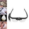Rechargeable Head Magnifying Glasses with LED Light 2 Detachable Lenses