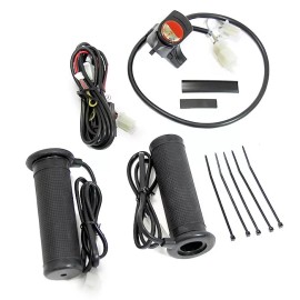 Sports Parts Inc Fire Power Heated Molded Grips ATV Hand Heater Warmer Kit Handlebar Snowmobile