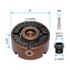 SIIIXS 4 Inch Wood Lathe Chuck Set 1"X8TPI Thread &