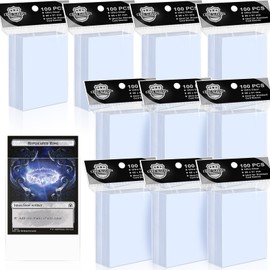 VKshop 1000Pcs Soft Clear Card Sleeves, Polypropylene (PP) Standard Trading Cards Fit for Penny Card Sleeves,Football,Magic, Baseball,MTG,Yugioh Card Sleeve