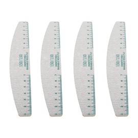 ZJchao 50 Limas de Uñas de Grano 150/150, Limas de Manicura para Uñas Acrílicas, Lavables, Reutilizables