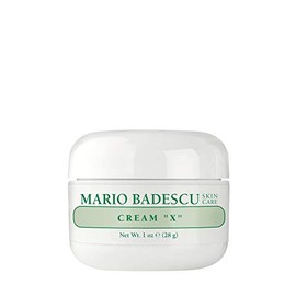 Mario Badescu Cream X - Crema facial con ácido salicílico, aceite de salvado de arroz y vitamina E - Hidratante facial suave exfoliante e hidratante para hombres y mujeres, 28 gr