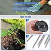 Glarks 201Pcs Garden Stakes Staples Kit, 100Pcs 6 Inch U-Shaped