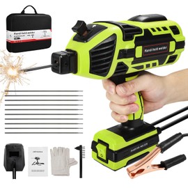 Portable Welder Handheld 110V Handheld Welder Machine, 20-120Amp Portable Welding Machine with IGBT Inverter 6 Variable Current Adjustment, Portable ARC welding machine for 1/16''-1/8'' Welding Rods