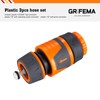 GRIFEMA GRIFEMA Schlauchverbinder Set, 1/2" Garten Schlauchverbinder, 1/2" Wasserstop Schlauchverbinder,