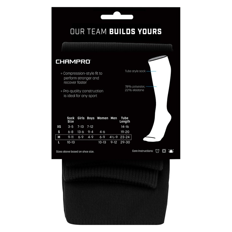 CHAMPRO Multi-Sport Athletic Compression Socks for Baseball, Softball, Football, and