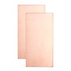 BENECREAT 2 Sheets 99% Pure Copper Plate, Thickness 0.04 inch