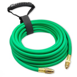 30FT Argon Gas Hose, Inert Gas Welding Hoses for MIG/TIG Welding Regulator，Argon/CO2 Flowmeter Regulator Hose, 5/8" UNF-18RH, NPT Fittings, Welding Accessories for MIG/TIG Welder