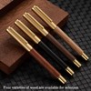 HUASHILAI Luxury Wooden and Metal Rollerball Pen Set with Spare