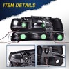 G-PLUS LED DRL Headlights, Compatible with 1999-2002 Chevy Silverado 1500