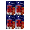 Nivea Strawberry Lip Care 8 ct Tinted Scented 0.17 oz