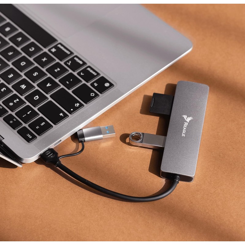 REAGLE USB 3.2 GEN 1 6-in-1 Active Hub Adapter Two